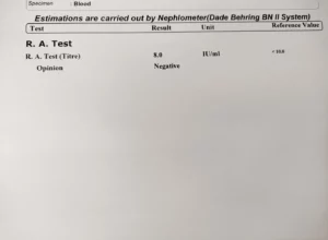 ra test report